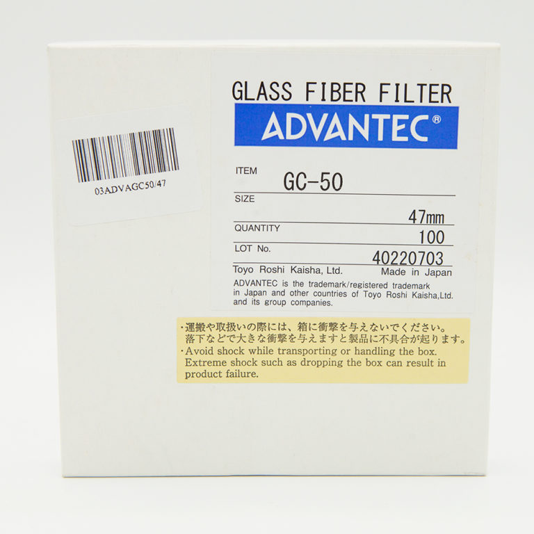 Advantec GC5047MM Grade GC50 Glass Fiber Filters; 47mm dia; 100/box seahill.co.th
