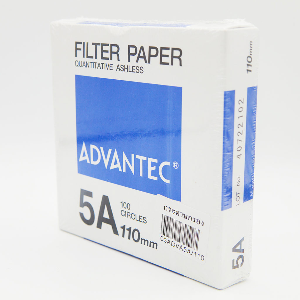 ADVANTEC filter paper No.5A,125 mm. seahill.co.th